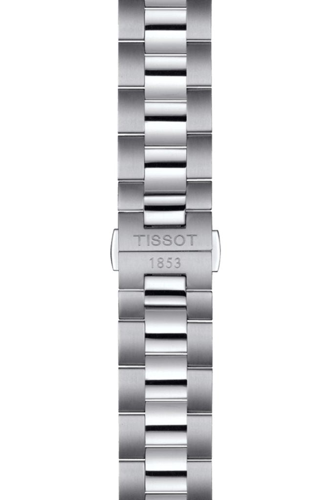 Tissot Gentleman Black Dial Silver Steel Strap Watch For Men - T127.410.11.051.00