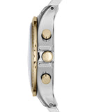 Marc Jacobs Henry Chronograph Silver Dial Two Tone Steel Strap Watch for Women - MBM3197