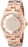 Marc Jacobs Henry Rose Gold Dial Rose Gold Steel Strap Watch for Women - MBM3207