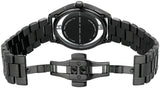 Marc Jacobs Tether Transparent Black Dial Black Steel Strap Watch for Women - MBM3415