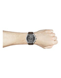 Hugo Boss Champion Grey Dial Brown Leather Strap Watch for Men - 1513815
