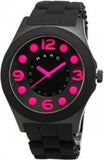 Marc Jacobs Pelly Black Dial Black Silicone Strap Watch for Women - MBM2517