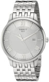 Tissot T Classic Tradition Silver Dial Silver Steel Strap Watch For Men - T063.610.11.038.00