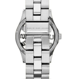 Marc Jacobs Henry Skeleton Silver Dial Silver Steel Strap Watch for Women - MBM3262