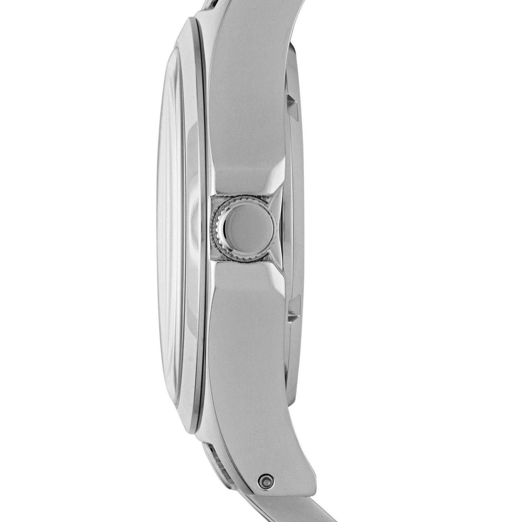Marc Jacobs Henry Transparent Silver Dial Silver Steel Strap Watch for Women - MBM3205