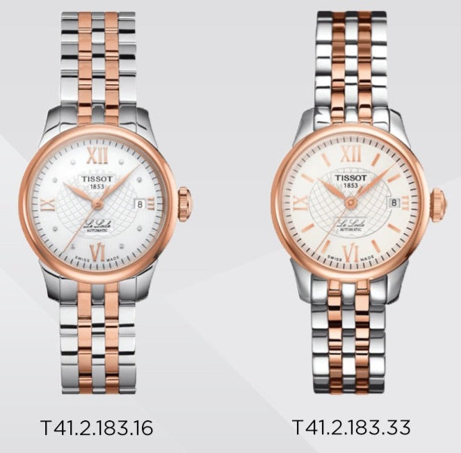 Tissot Le Locle Automatic Small Lady Silver Dial Two Tone Steel Strap Watch For Women - T41.2.183.33