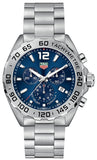 Tag Heuer Formula 1 Chronograph Blue Dial Silver Steel Strap Watch for Men - CAZ101K.BA0842