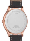 Tissot T Classic Tradition Blue Dial Brown Leather Strap Watch For Men - T063.610.36.047.00