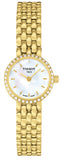 Tissot T-Lady Lovely Mother of Pearl Dial Gold Steel Strap Watch For Women - T058.009.63.116.00