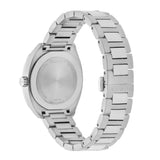 Gucci GG2570 Quartz Black Dial Silver Steel Strap Watch For Men - YA142401