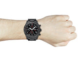 Hugo Boss Aero Black Dial Black Steel Strap Watch for Men - 1513771