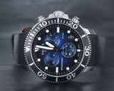 Tissot Seastar 1000 Chronograph Blue Dial Black Rubber Strap Watch For Men - T120.417.17.041.00