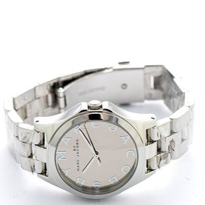 Marc Jacobs Henry Silver Dial Silver Steel Strap Watch for Women - MBM3210