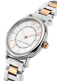 Marc Jacobs Roxy White Dial Two Tone Steel Strap Watch for Women - MJ3553