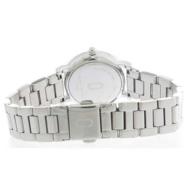 Marc Jacobs Classic White Dial Silver Steel Strap Watch for Women - MJ3591