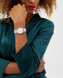 Marc Jacobs Classic White Dial Silver Steel Strap Watch for Women - MJ3591