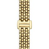 Tissot T-Lady Lovely Mother of Pearl Dial Gold Steel Strap Watch For Women - T058.009.63.116.00