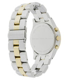 Marc Jacobs Henry Chronograph Silver Dial Two Tone Steel Strap Watch for Women - MBM3197