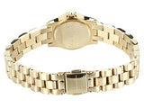 Marc Jacobs Henry Dinky Gold Dial Gold Steel Strap Watch for Women - MBM3199