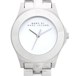 Marc Jacobs Blade Chronograph Silver Dial Silver Steel Strap Watch for Women - MBM3125
