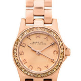 Marc Jacobs Henry Rose Gold Dial Rose Gold Steel Strap Watch for Women - MBM3278