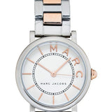 Marc Jacobs Roxy Silver Dial Two Tone Steel Strap Watch for Women - MJ3551
