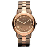 Marc Jacobs Marci Brown Dial Two Tone Steel Strap Watch for Women - MBM3171