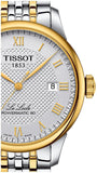Tissot Le Locle Powermatic 80 Silver Dial Two Tone Steel Strap Watch For Men - T006.407.22.033.01