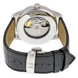 Tissot T Classic Luxury Powermatic 80 Black Dial Black Leather Strap Watch For Men - T086.408.16.051.00
