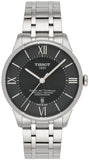 Tissot T Classic Chemin Des Tourelles Chronometer Black Dial Silver Steel Strap Watch For Men - T099.408.11.058.00