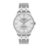 Tissot T Classic Chemin Des Tourelles Silver Dial Silver Steel Strap Watch For Men - T099.408.11.038.00