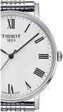 Tissot T Classic Everytime White Dial Silver Mesh Bracelet Watch For Men - T109.410.11.033.00