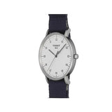Tissot T Classic Everytime Large White Dial Blue NATO Strap Watch For Men - T109.610.17.037.00