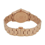 Tissot T Wave Black Dial Rose Gold Steel Strap Watch For Women - T112.210.33.051.00