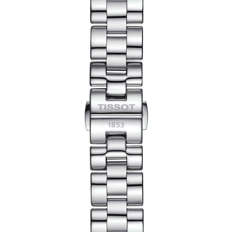 Tissot T Wave T Lady Mother of Pearl Dial Silver Steel Strap Watch For Women - T112.210.11.113.00