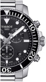 Tissot Seastar 1000 Chronograph Black Dial Silver Steel Strap Watch For Men - T120.417.11.051.00