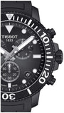 Tissot Seastar 1000 Chronograph Black Dial Black Rubber Strap Watch For Men - T120.417.37.051.02