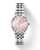 Tissot T Classic Carson Premium Pink Dial Silver Steel Strap Watch for Women - T122.210.11.159.00
