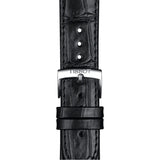Tissot Carson Premium Chronograph Black Dial Black Leather Strap Watch For Men - T122.417.16.051.00