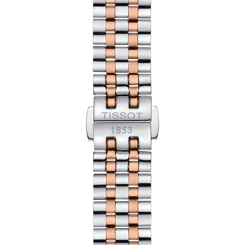 Tissot Carson Premium Lady Silver Dial Two Tone Steel Strap Watch For Women - T122.210.22.033.01