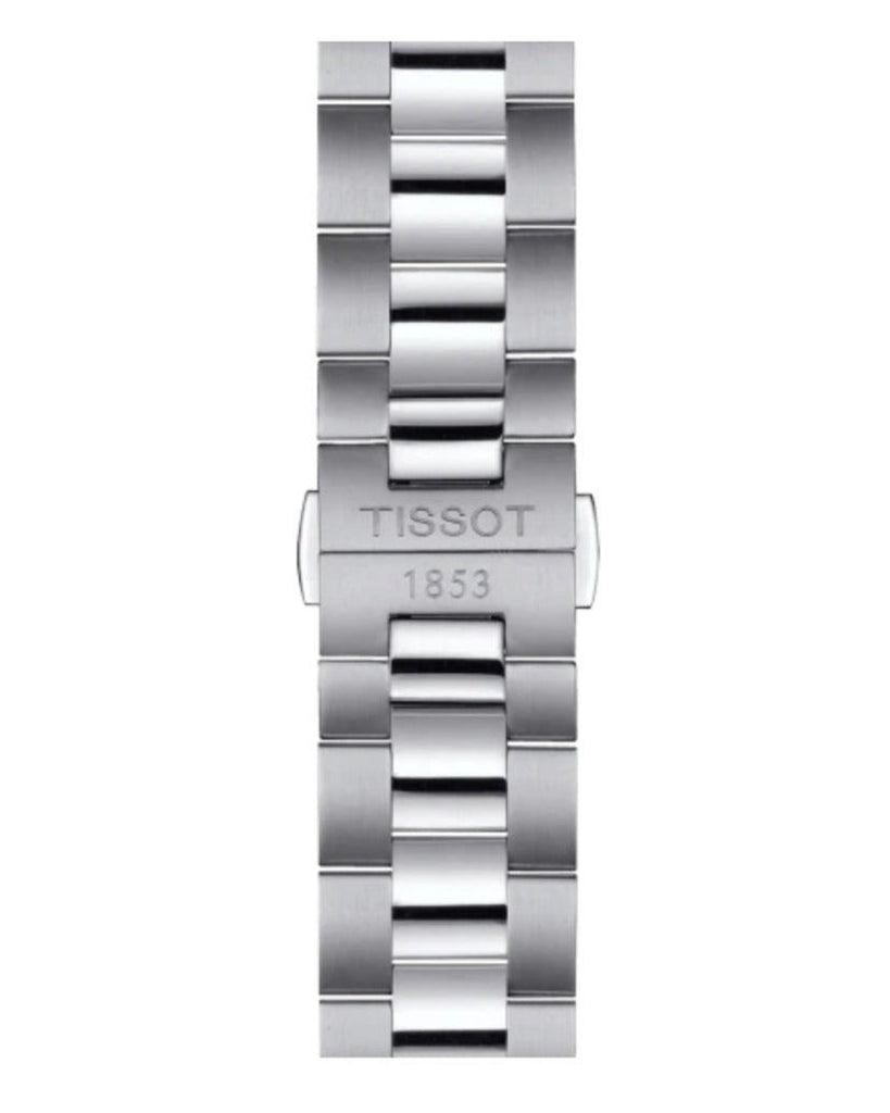 Tissot Gentleman Blue Dial Silver Steel Strap Watch For Men - T127.410.11.041.00