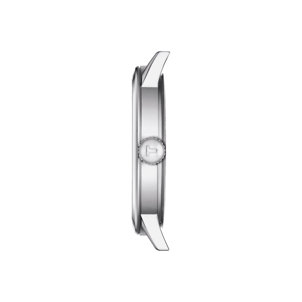 Tissot T Classic Dream White Dial Silver Steel Strap Watch For Men - T129.410.11.013.00