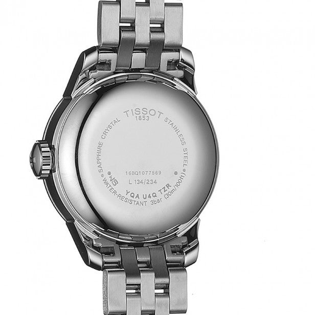 Tissot Le Locle Small Automatic Black Dial Silver Steel Strap Watch For Women - T41.1.183.54