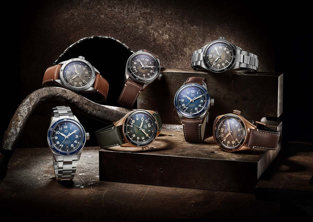 Tag Heuer Autavia Automatic Grey Dial Brown Leather Strap Watch for Men - WBE5114.FC8266