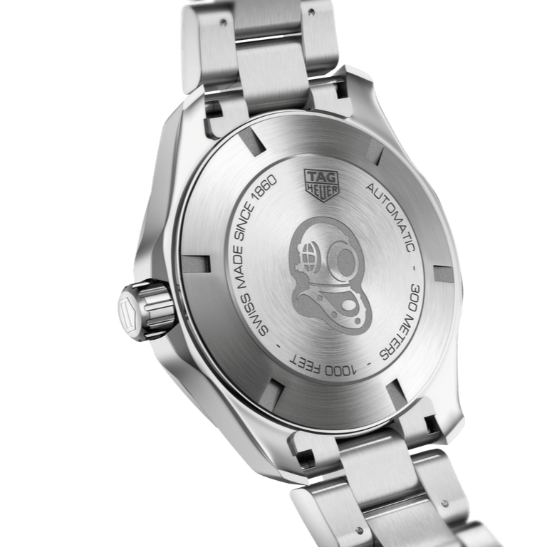 Tag Heuer Aquaracer Calibre 5 Automatic Sunray Brown Dial Silver Steel Strap Watch for Men - WAY2018.BA0927