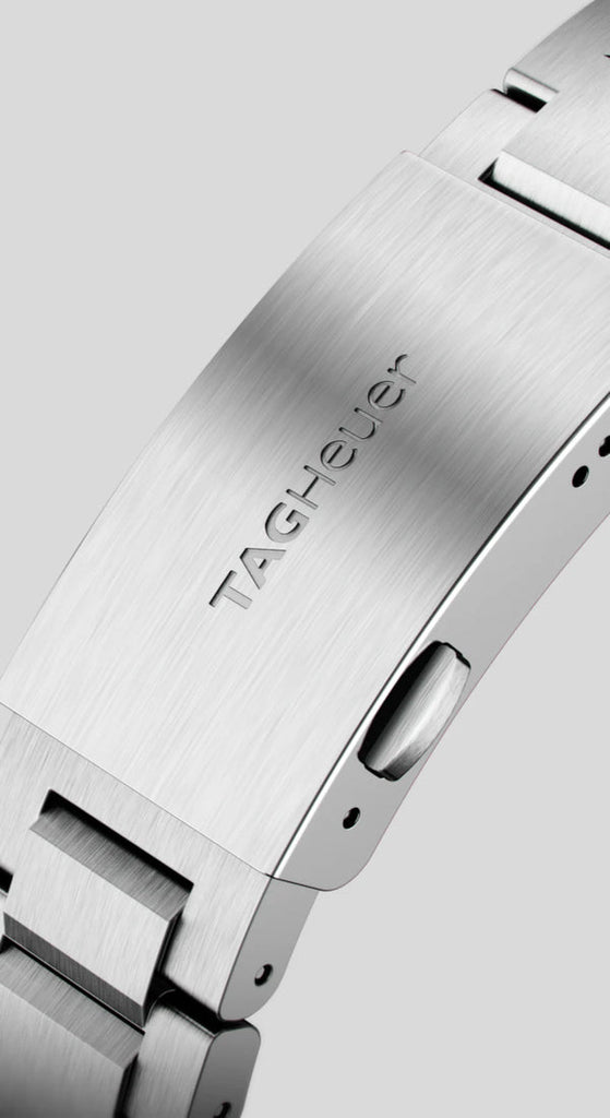 Tag Heuer Aquaracer Calibre 5 Automatic Sunray Brown Dial Silver Steel Strap Watch for Men - WAY2018.BA0927