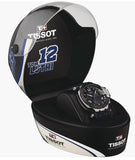Tissot T Race Chronograph Blue Dial Blue Silicone Strap Watch For Men - T115.417.37.041.00