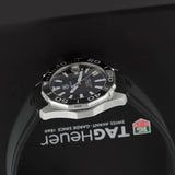 Tag Heuer Aquaracer Calibre 5 Automatic Black Dial Black Rubber Strap Watch for Men - WAY211A.FT6151
