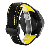 Tag Heuer Aquaracer Chronograph 43mm Black PVD Dial Black Nylon Strap Watch for Men - CAY218A.FC6361