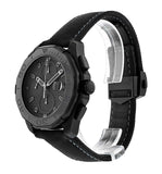 Tag Heuer Aquaracer Automatic Chronograph Special Edition Titanium Grey Dial Black Leather Strap Watch for Men - CAY218B.FC6370